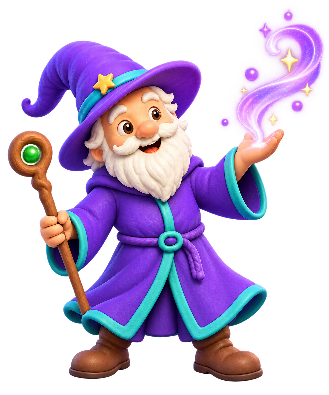 NFTWizard wizard casting a ribbon of magic
